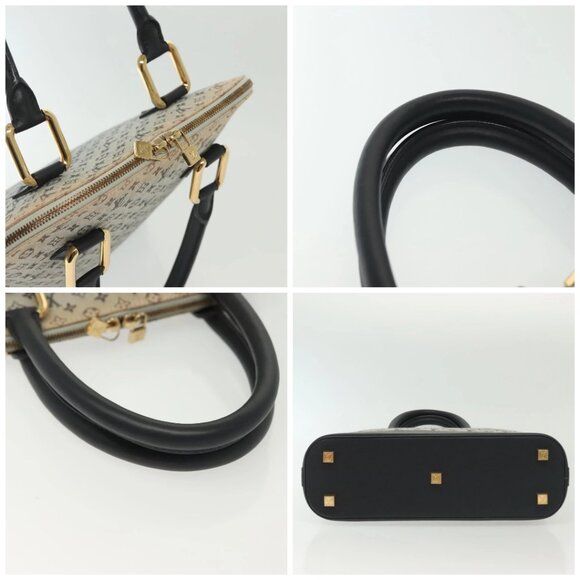 LOUIS VUITTON Monogram Mini Alma Haut Hand Bag Blue M92202 LV Auth 141760 - Picture 16 of 16